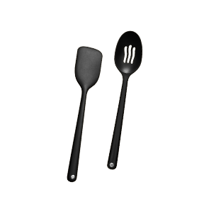 Slotted Spoon & Silicone Spatula